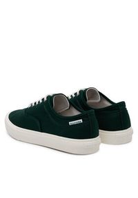 TOMMY HILFIGER - Tommy Hilfiger Tenisówki Th Hi Vulc Low Oxford Twill FM0FM05400 Zielony. Kolor: zielony. Materiał: materiał #4