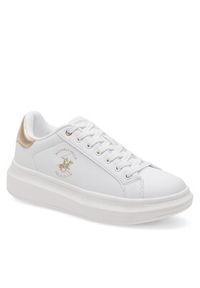 Beverly Hills Polo Club Sneakersy SK-09001 Biały. Kolor: biały. Materiał: skóra #3