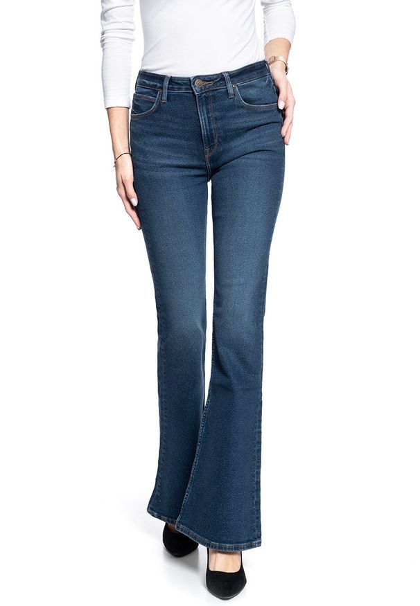 Lee - LEE BREESE DAMSKIE SPODNIE JEANSOWE L32YDTBS 112107708