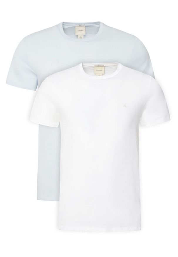 Calvin Klein Komplet t-shirtów LV04LD245G Kolorowy Slim Fit. Materiał: bawełna. Wzór: kolorowy