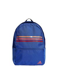 Adidas - adidas Plecak Classic Horizontal 3-Stripes Backpack IL5777 Niebieski. Kolor: niebieski. Materiał: materiał