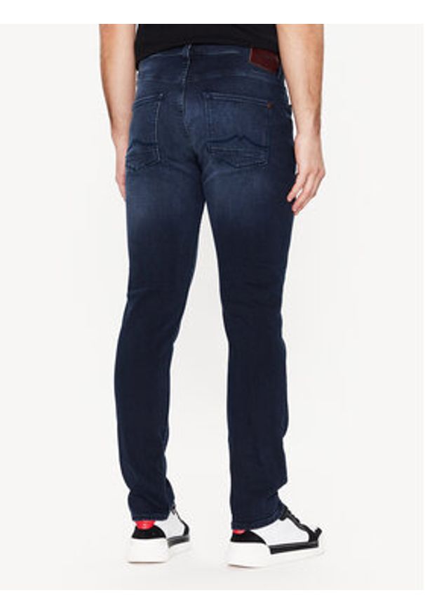 Mustang Jeansy Vegas 1008948 Granatowy Slim Fit. Kolor: niebieski