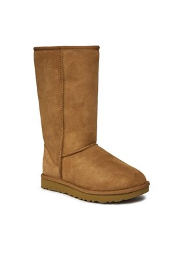 Ugg Śniegowce W Classic Tall II 1016224 Brązowy. Kolor: brązowy. Materiał: zamsz, skóra