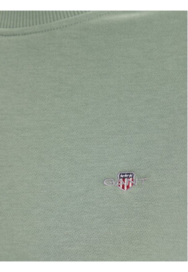 GANT - Gant Bluza Shield 4201414 Zielony Relaxed Fit. Kolor: zielony. Materiał: bawełna