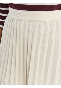 TOMMY HILFIGER - Tommy Hilfiger Spódnica plisowana WW0WW48538 Écru Regular Fit. Materiał: syntetyk #2