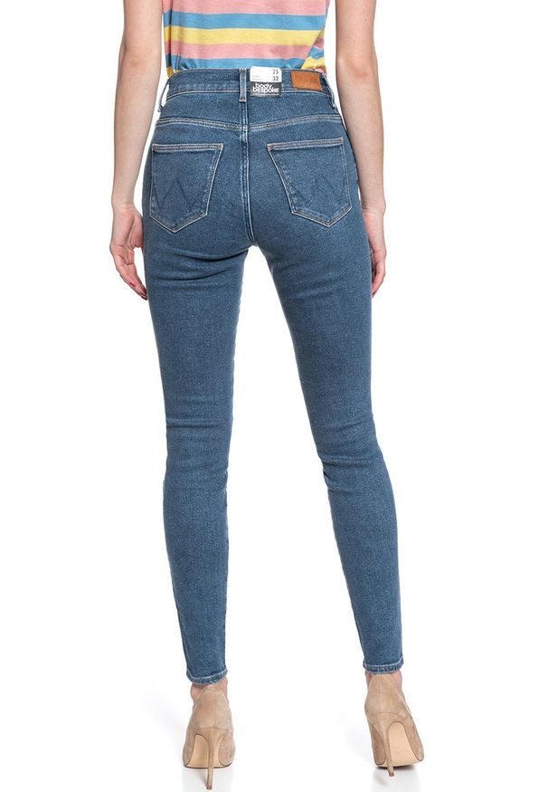 Wrangler - WRANGLER HIGH RISE SKINNY USED TINT W27HTX50H 112128127. Stan: podwyższony