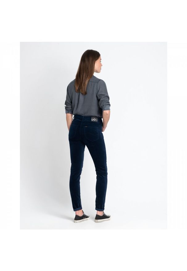 Lee - LEE SCARLETT HIGH DAMSKIE SPODNIE JEANSOWE MIDNIGHT VELVET L626MI67 112114285
