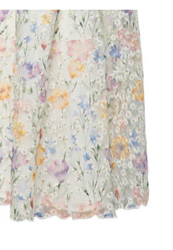 YAS Sukienka letnia Leanna 26037140 Kolorowy Loose Fit. Materiał: syntetyk. Wzór: kolorowy. Sezon: lato