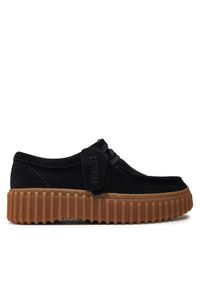 Clarks Półbuty Torhill Bee 26172044 Czarny. Kolor: czarny. Materiał: skóra