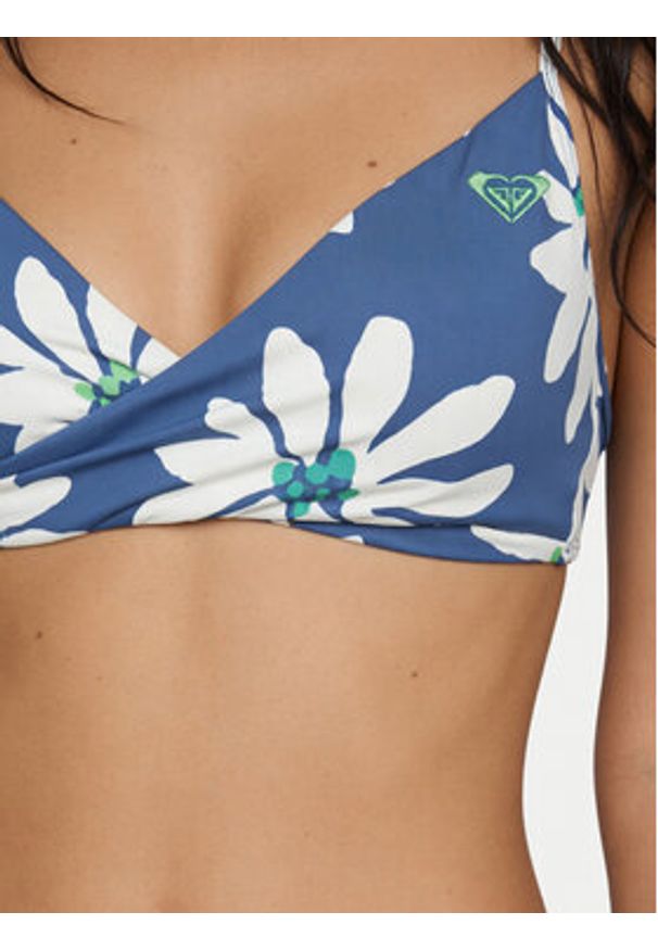 Roxy Góra od bikini Printed Essentials ERJX305694 Niebieski. Kolor: niebieski. Materiał: syntetyk