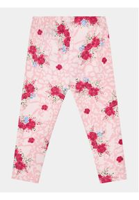 Guess Komplet kamizelka, sukienka i legginsy A3BG11 WC910 Różowy Regular Fit. Kolor: różowy. Materiał: syntetyk #3