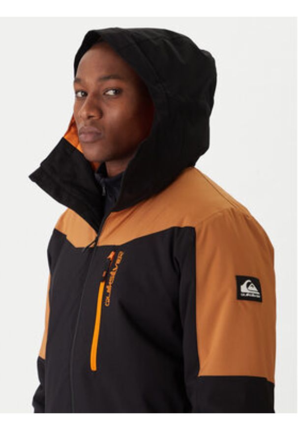 Quiksilver Kurtka snowboardowa Titano JK EQYTJ03513 Czarny Relaxed Fit. Kolor: czarny. Materiał: syntetyk. Sport: snowboard