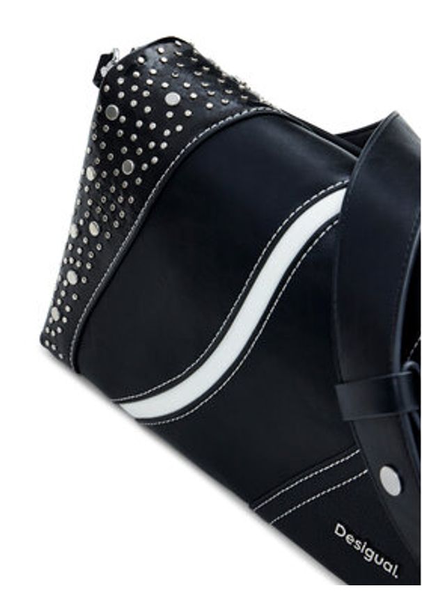 Desigual Torebka 25SAXPAK Czarny. Kolor: czarny. Materiał: skórzane