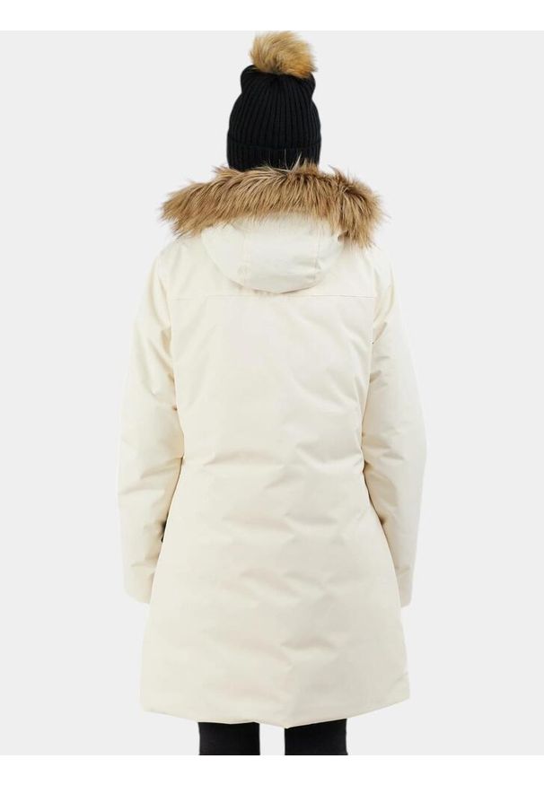 FUNDANGO - Kurtka Zimowa Damska Fundango Georgina. Kolor: biały. Materiał: syntetyk. Sezon: zima. Sport: turystyka piesza