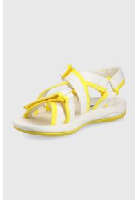 Camper sandały Match damskie kolor żółty. Zapięcie: rzepy. Kolor: żółty. Materiał: guma, materiał. Obcas: na obcasie. Wysokość obcasa: niski #2