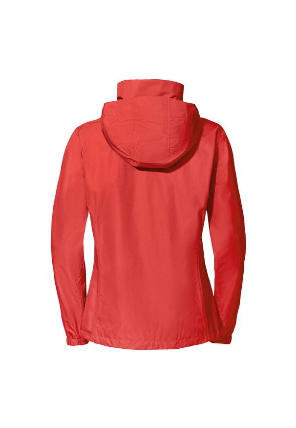 Kurtka przeciwdeszczowa damska Vaude Escape Light Jacket. Kolor: czerwony, beżowy, wielokolorowy