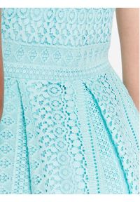 Vero Moda Sukienka letnia Honey 10220925 Niebieski Regular Fit. Kolor: niebieski. Materiał: bawełna. Sezon: lato #5