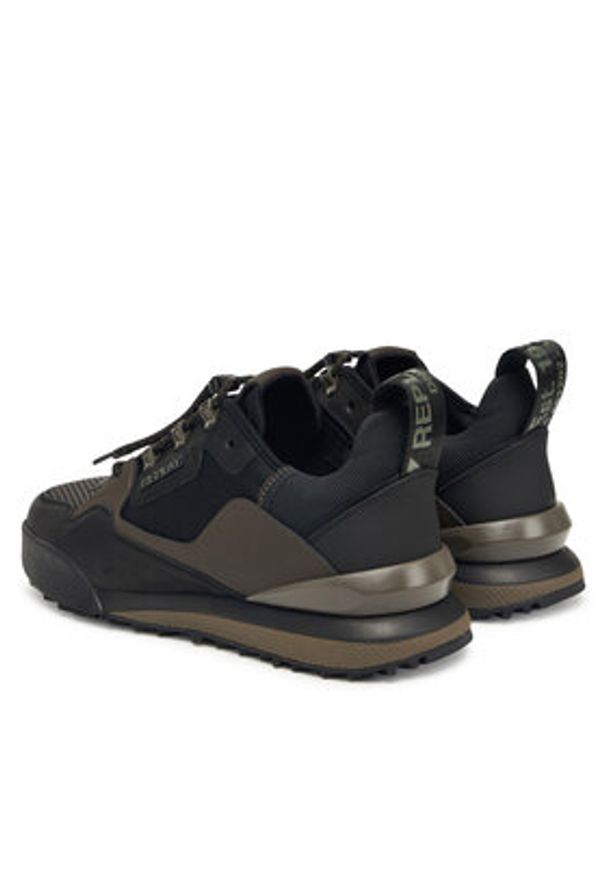Replay - REPLAY Sneakersy Field M 2.0 GMS8L .000.C0018L Czarny. Kolor: czarny. Materiał: skóra