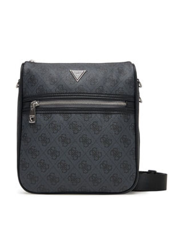 Guess Saszetka HMMILO P5417 Szary. Kolor: szary. Materiał: skóra