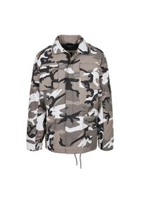 BUILD YOUR BRAND - Męska Kurtka Polowa M65 Standard Camo. Kolor: zielony, wielokolorowy, brązowy