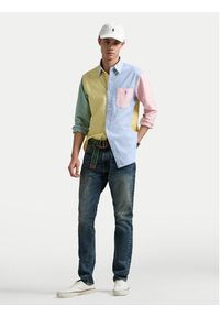 Polo Ralph Lauren Koszula 710928919001 Kolorowy Custom Fit. Typ kołnierza: polo. Materiał: bawełna. Wzór: kolorowy