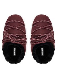 Moon Boot Klapki Mb Evx Mule Nylon 80D1470110 Bordowy. Kolor: czerwony. Materiał: skóra