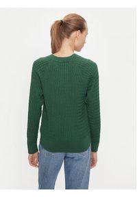 TOMMY HILFIGER - Tommy Hilfiger Sweter WW0WW41142 Zielony Regular Fit. Kolor: zielony. Materiał: bawełna #4