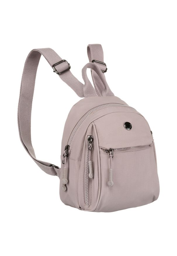 Plecak damski Peterson PTN CSM-11 liliowy. Kolor: liliowy. Materiał: poliester