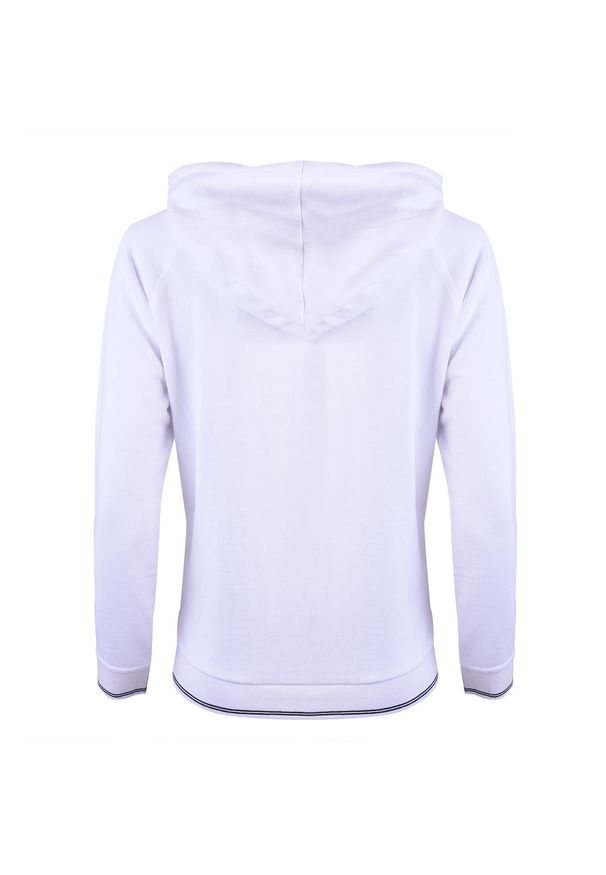 North Sails Bluza | 90 2269 000 | Hooded Full Zip W/Graphic | Kobieta | Biały. Okazja: na co dzień. Typ kołnierza: kaptur. Kolor: biały. Materiał: bawełna. Wzór: nadruk. Styl: casual