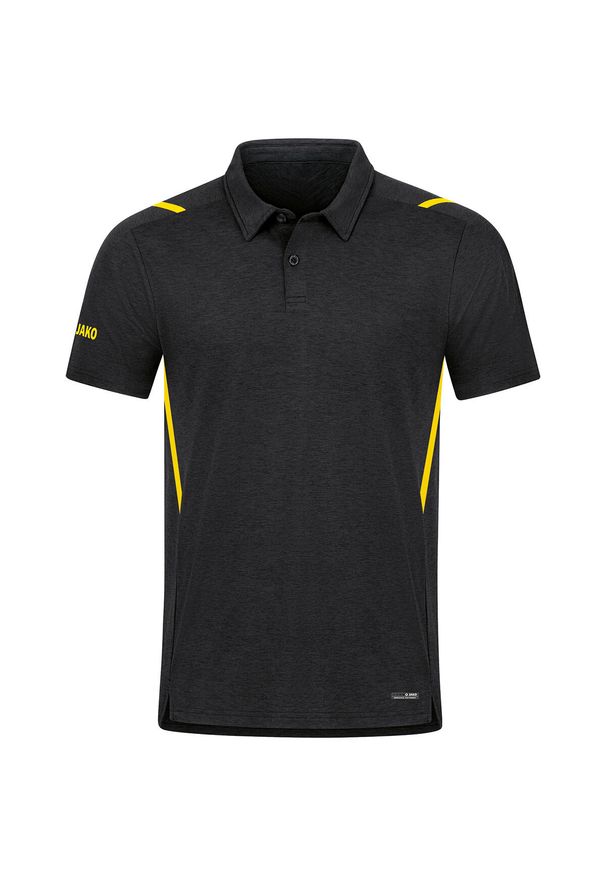 Damska koszulka polo Jako Challenge. Typ kołnierza: polo. Kolor: wielokolorowy, żółty, czarny. Sport: piłka nożna