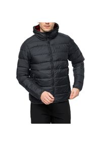 Kurtka turystyczna męska Jack Wolfskin Helium. Kolor: czarny. Materiał: poliester. Sport: turystyka piesza #1