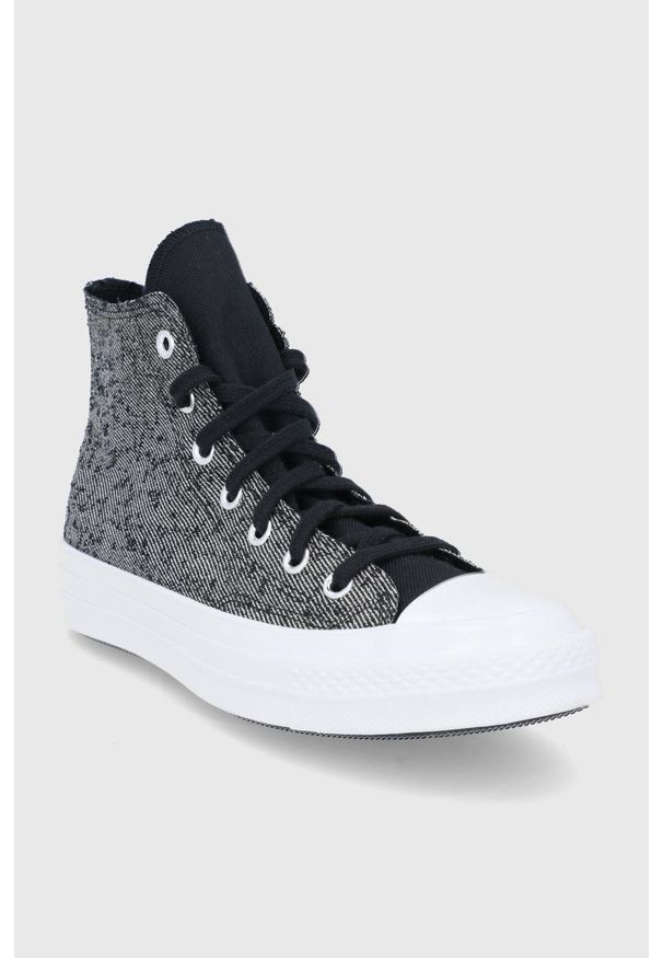 Converse - Trampki. Nosek buta: okrągły. Zapięcie: sznurówki. Kolor: czarny. Materiał: poliester, guma