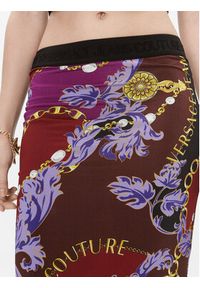 Versace Jeans Couture Spódnica ołówkowa 75HAE8A6 Kolorowy Slim Fit. Materiał: wiskoza. Wzór: kolorowy