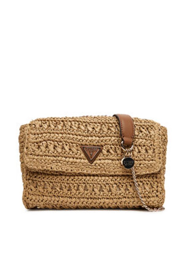 Guess Torebka Irene HWWG86 85210 Brązowy. Kolor: brązowy