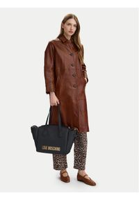 Love Moschino - LOVE MOSCHINO Torebka JC4243PP0OKD0000 Czarny. Kolor: czarny. Materiał: skórzane #1