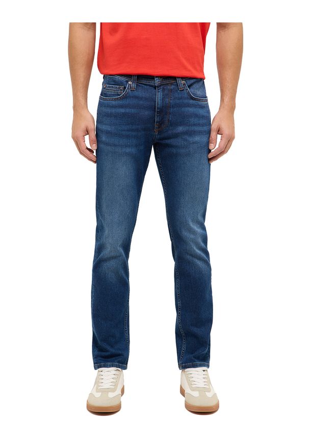 Męskie Spodnie Jeansowe Mustang Style Vegas Slim Denim Blue 1017422 5000 883