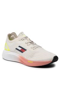 TOMMY HILFIGER - Tommy Hilfiger Sneakersy Ts Elite 3 Woamn FC0FC00030 Biały. Kolor: biały. Materiał: materiał