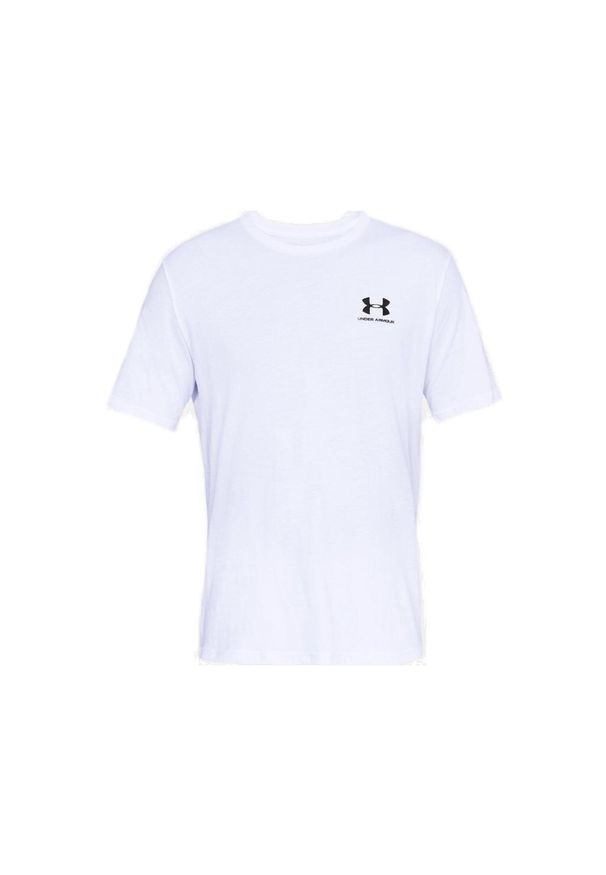 Koszulka Under Armour Sportstyle Left Chest Logo. Kolor: biały, wielokolorowy, czarny