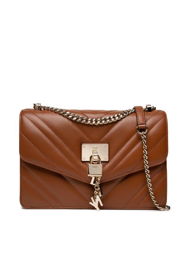 Torebka DKNY. Kolor: brązowy