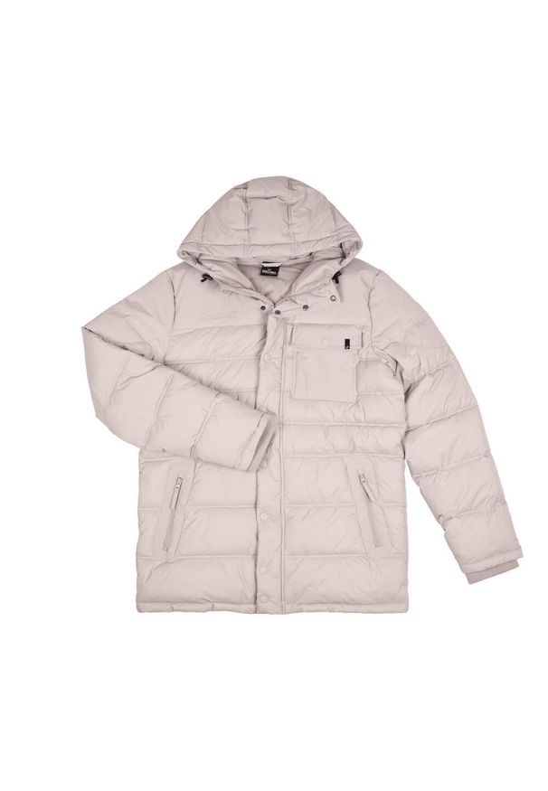 SPALDING - Kurtka puchowa Spalding. Kolor: szary. Materiał: puch. Sezon: zima. Styl: elegancki