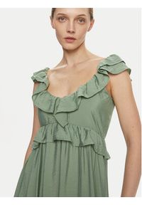 Vero Moda Sukienka letnia Josie 10303761 Zielony Regular Fit. Kolor: zielony. Materiał: wiskoza. Sezon: lato