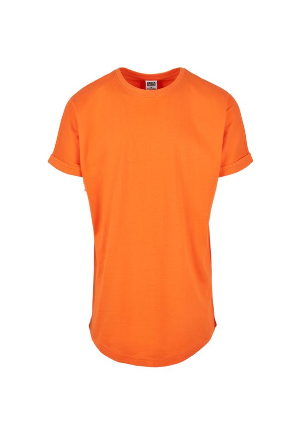 Koszulka Urban Classics long turnup tee (Duże rozmiary). Kolor: pomarańczowy