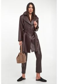 Płaszcz damski skórzany DIEGO M. Materiał: skóra #3