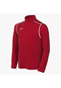 Bluza piłkarska chłopięca Nike Park 20 Track. Kolor: czerwony, biały, wielokolorowy. Sport: piłka nożna