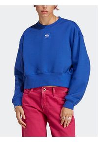 Adidas - adidas Bluza Adicolor Essentials Crew Sweatshirt IA6501 Niebieski Relaxed Fit. Kolor: niebieski. Materiał: bawełna #5