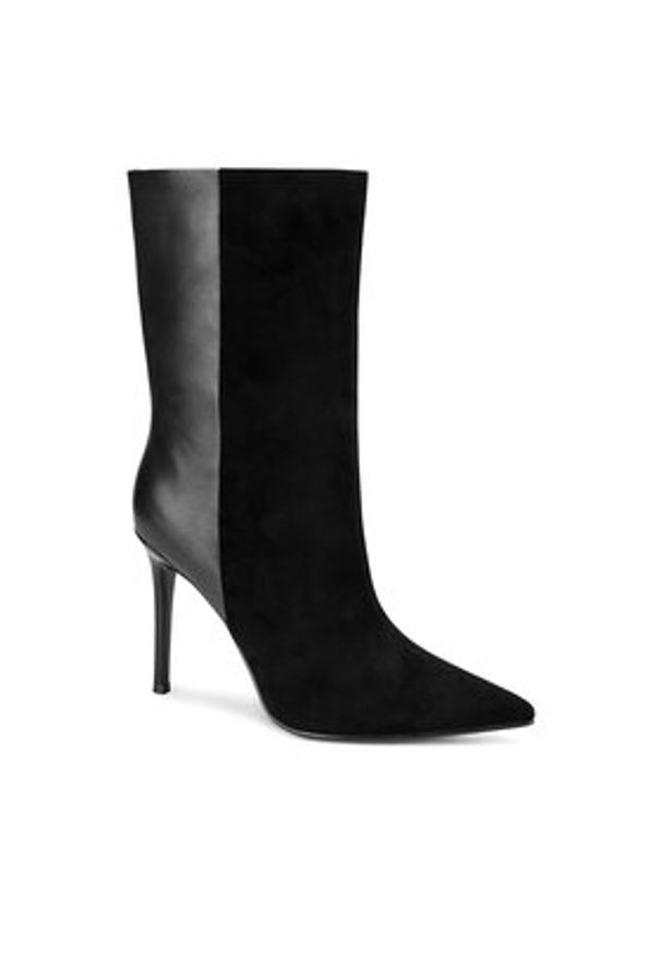 Eva Minge Botki NAILA-587-980 Czarny. Kolor: czarny. Materiał: skóra