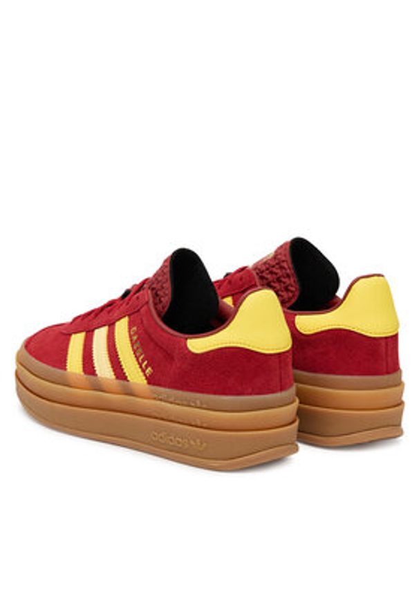 Adidas - adidas Sneakersy Gazelle Bold JR5953 Bordowy. Kolor: czerwony. Materiał: zamsz, skóra. Model: Adidas Gazelle
