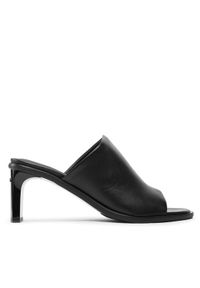 Calvin Klein Klapki Curved Stiletto Mule HW0HW01628 BEH Czarny. Kolor: czarny #1