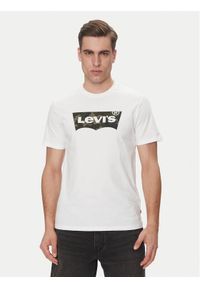 Levi's® T-Shirt Original Housemark 22489-0163 Biały Regular Fit. Kolor: biały. Materiał: bawełna