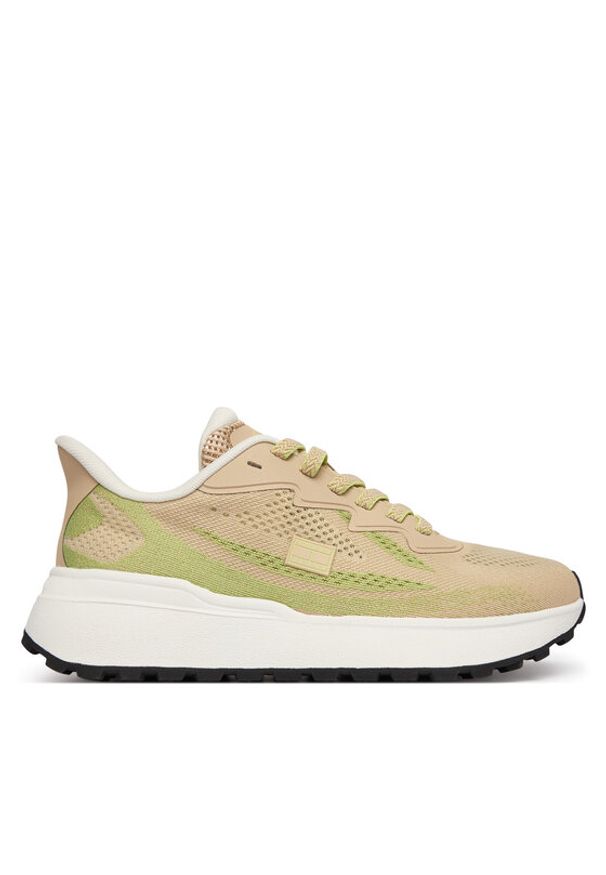 Tommy Jeans Sneakersy Tjw Sporty Knit Runner EN02962 Biały. Kolor: biały. Materiał: materiał